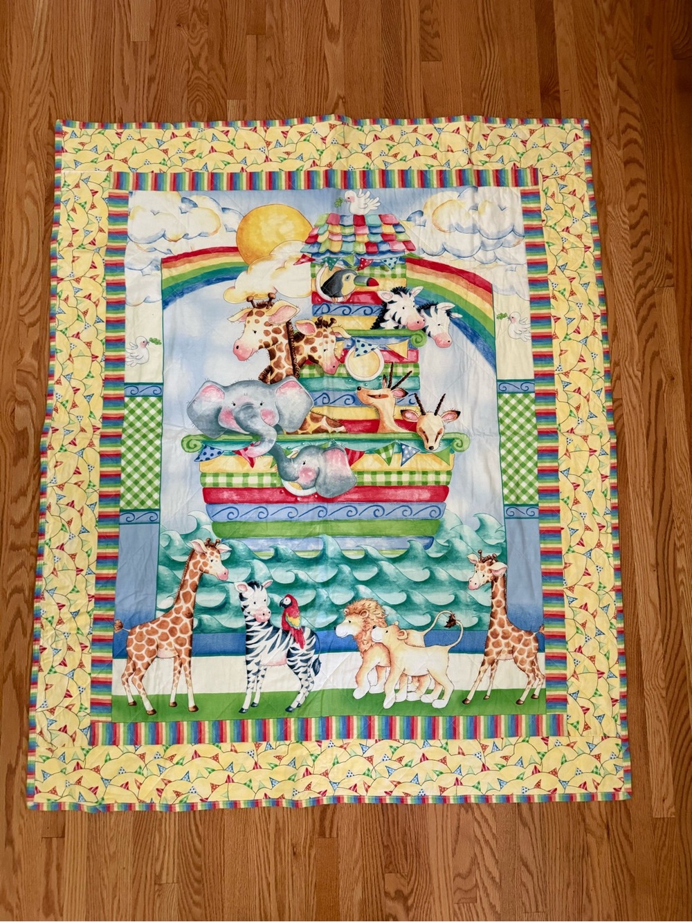 Noah’s Ark handmade Quilt
